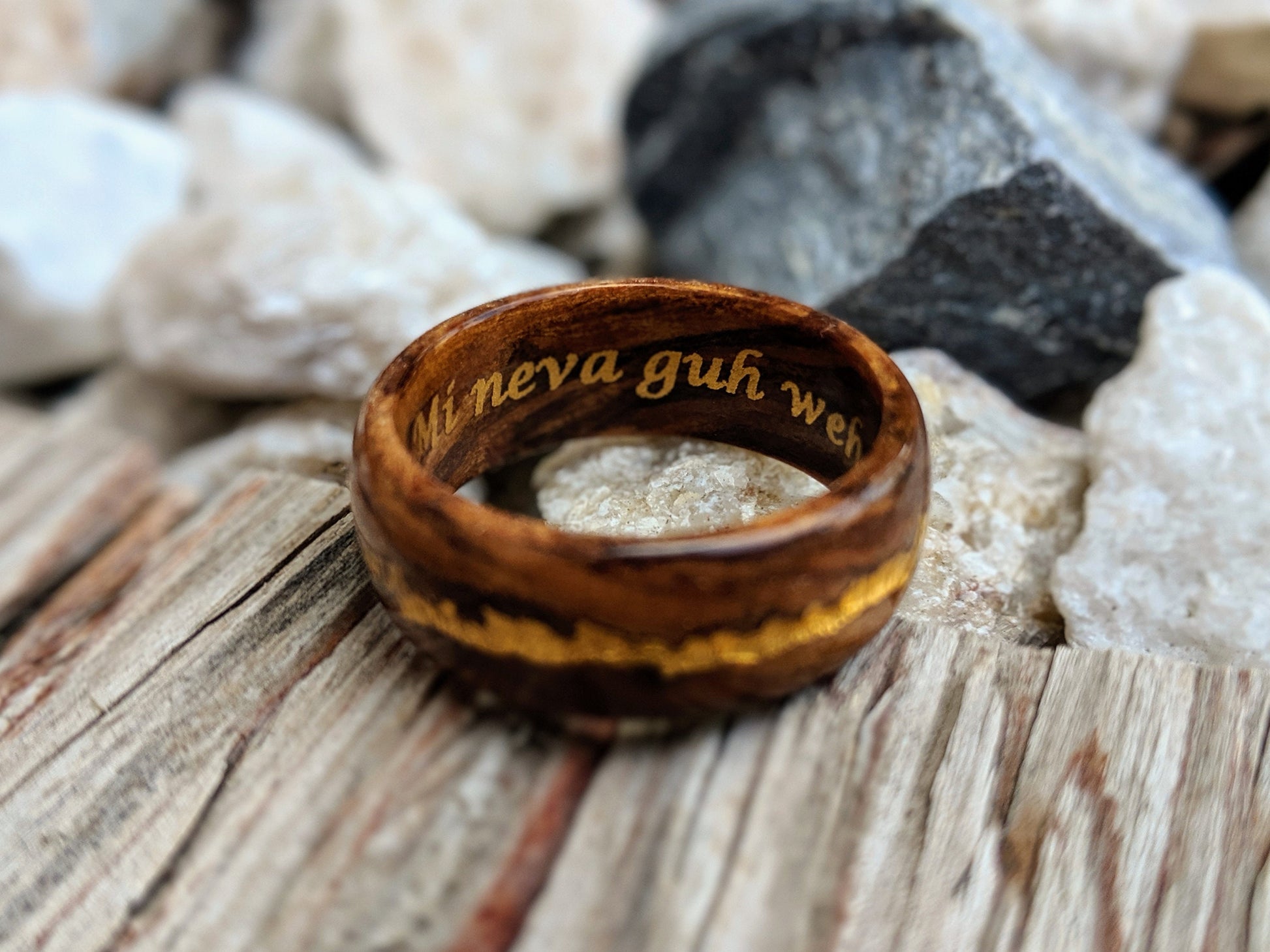 Gilded Inscription/Engraving - Upgrade your ring with a personal message in 24k Yellow Gold, 11k White Gold or 22k Rose Gold Statement Rings GrownRings love, Gold, White Gold, Silver, Creativity, Symbol, Runic, Celtic, Inscription, Customization, engraving