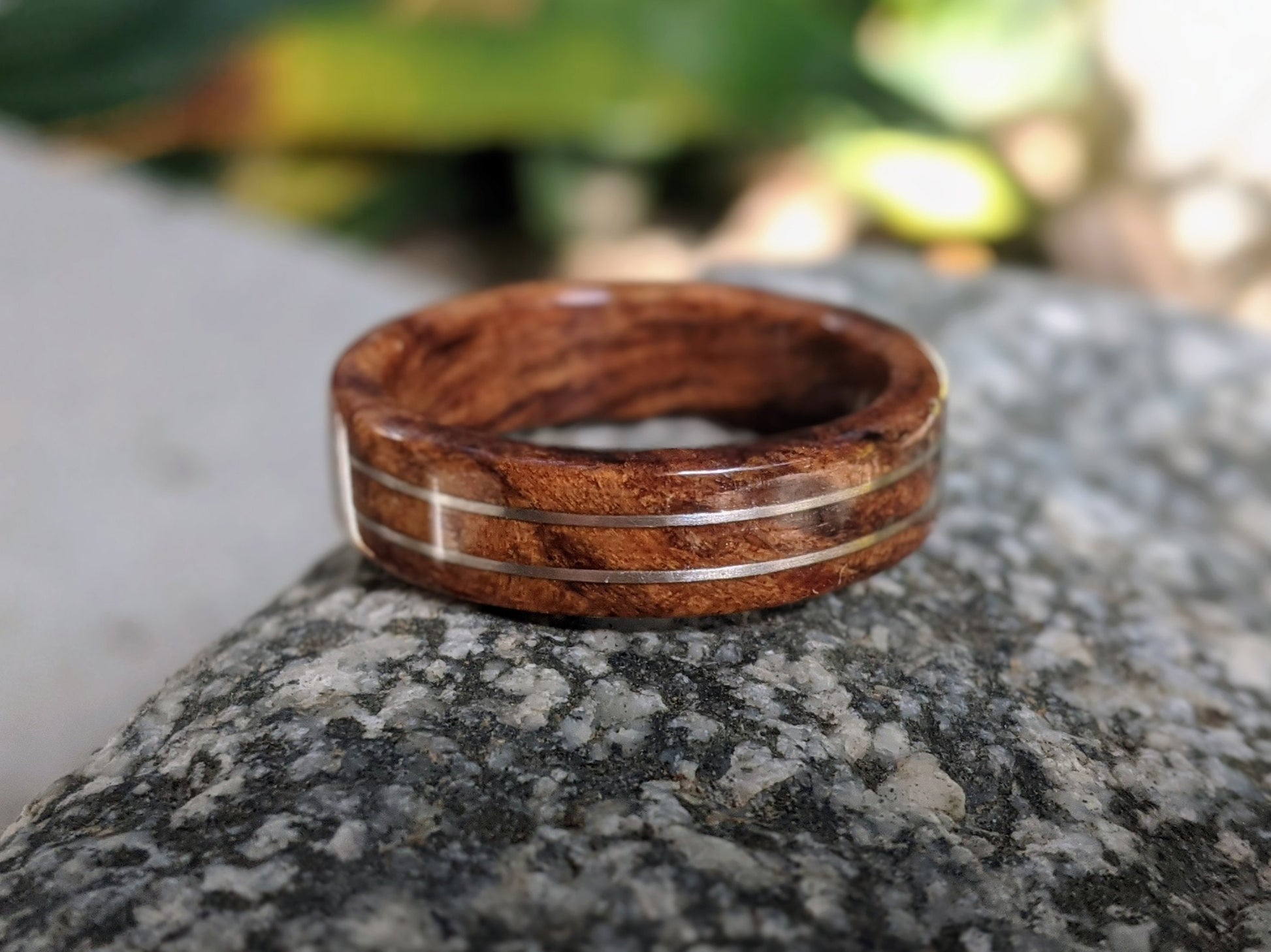 Ancient Kauri with Twin Platinum Inlays Wood and Gold Rings Bands GrownRings 1920s Reclaimed Douglas Fir, Wood, Reclaimed Wood, Vintage wood, Handmade man ring, sustainable wood, Natural, Eco Friendly, mens wood wedding band, mens ring wood, mens ring, platinum, Swamp