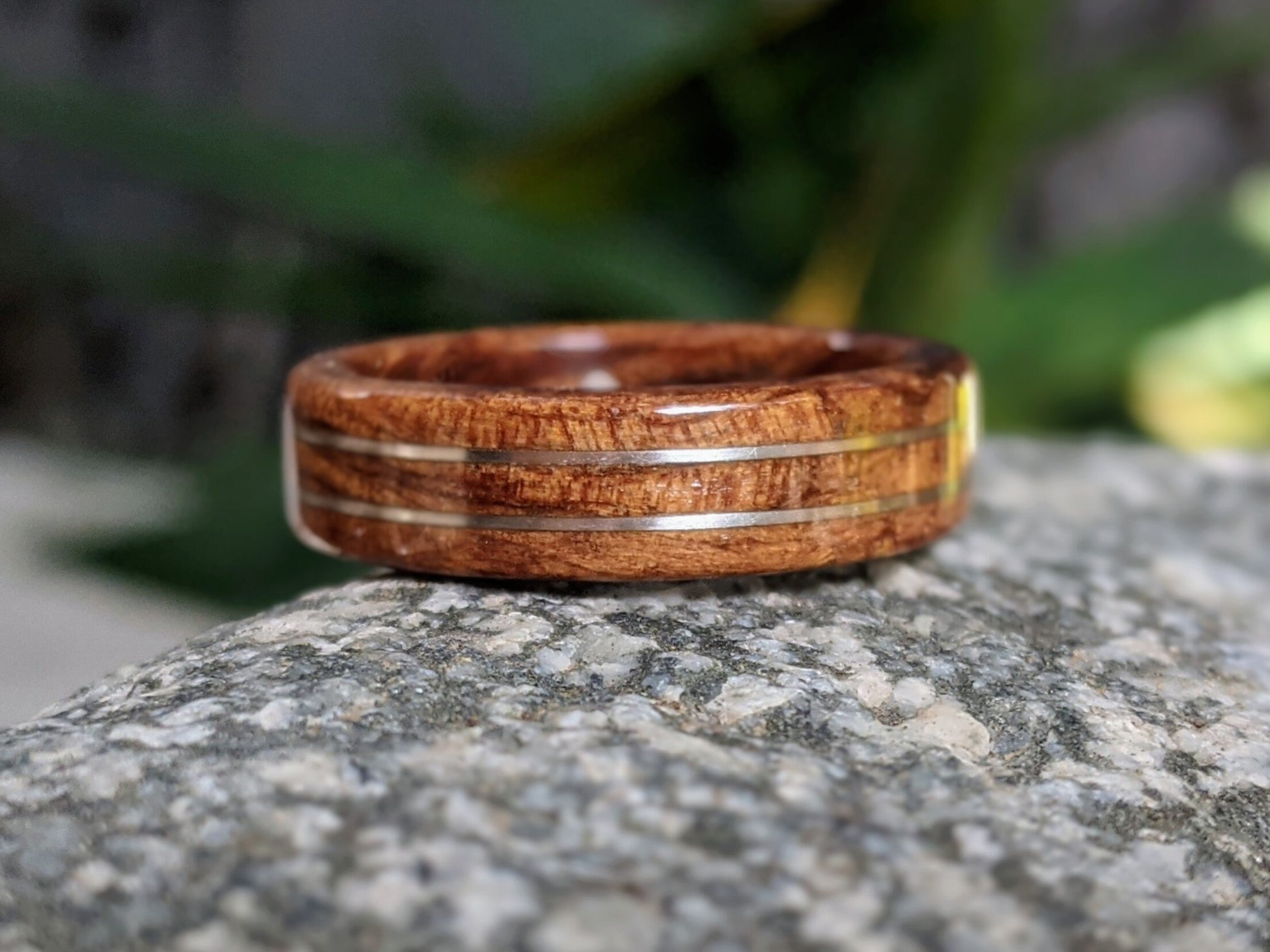 Ancient Kauri with Twin Platinum Inlays Wood and Gold Rings Bands GrownRings 1920s Reclaimed Douglas Fir, Wood, Reclaimed Wood, Vintage wood, Handmade man ring, sustainable wood, Natural, Eco Friendly, mens wood wedding band, mens ring wood, mens ring, platinum, Swamp