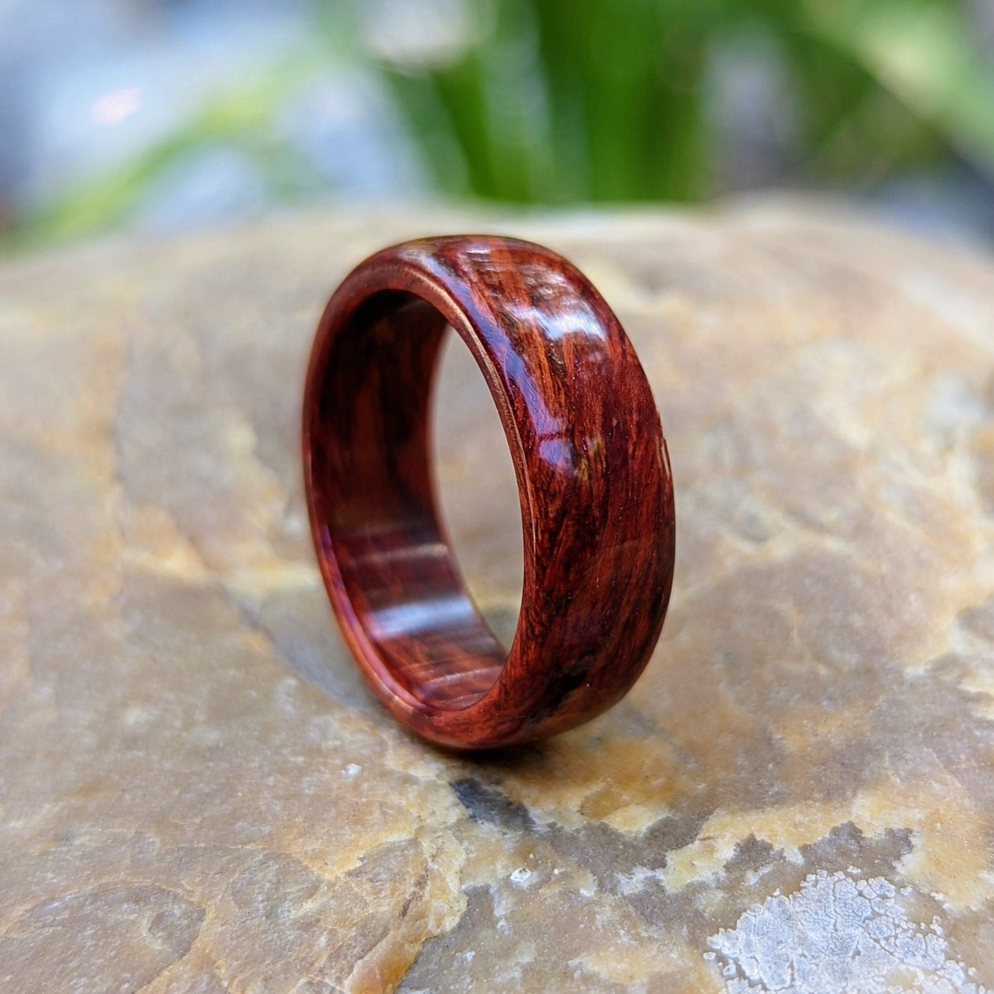 Bloodwood All Wood Rings Bands GrownRings Bloodwood, wood wedding ring, wood wedding band, mens wood wedding band, mens wedding band, wooden ring men, wooden engagement ring, wooden wedding ring, wooden rings for women, wooden wedding band, man gift, man wood wedding band, man ring