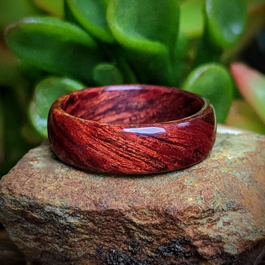 Bloodwood All Wood Rings Bands GrownRings Bloodwood, wood wedding ring, wood wedding band, mens wood wedding band, mens wedding band, wooden ring men, wooden engagement ring, wooden wedding ring, wooden rings for women, wooden wedding band, man gift, man wood wedding band, man ring