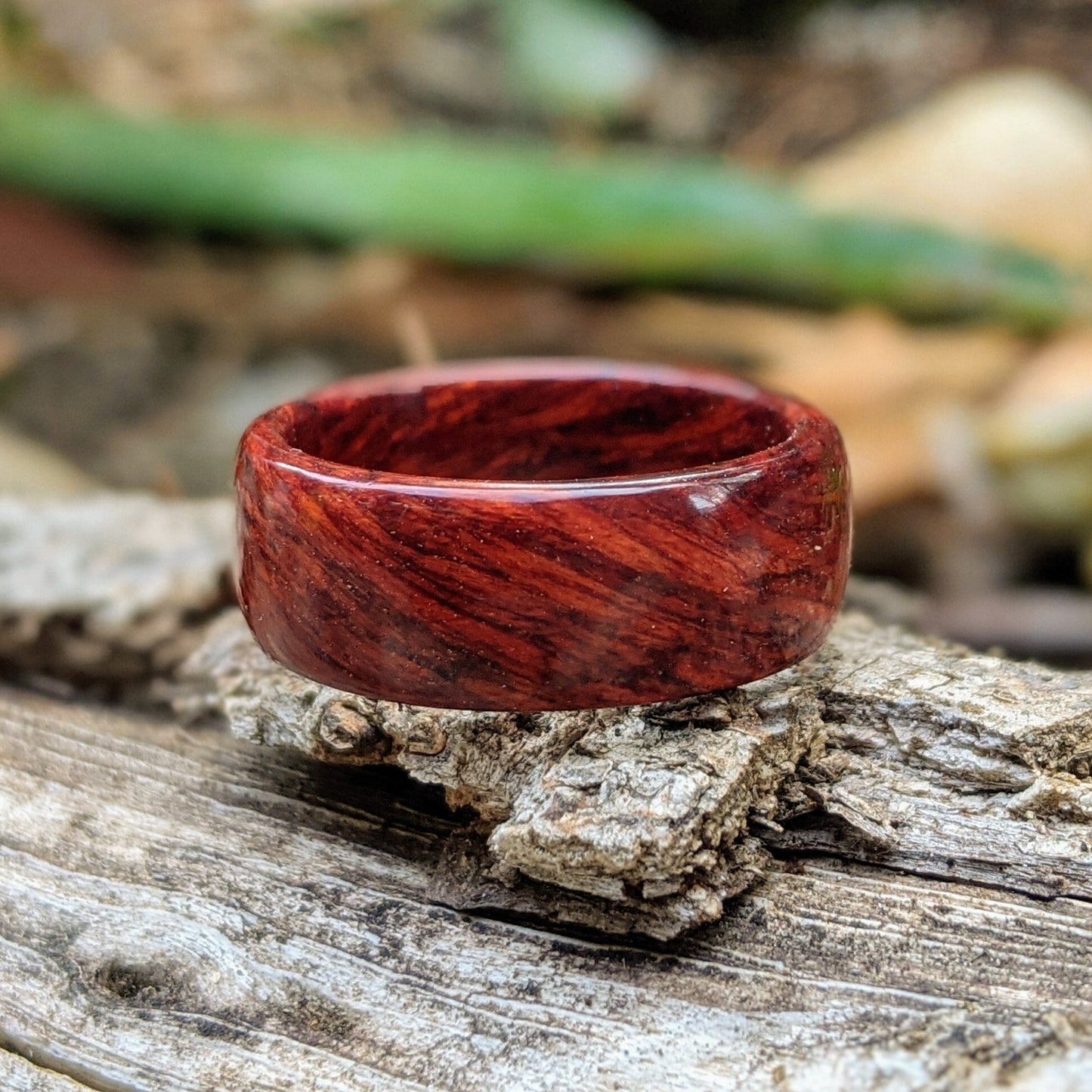 Bloodwood All Wood Rings Bands GrownRings Bloodwood, wood wedding ring, wood wedding band, mens wood wedding band, mens wedding band, wooden ring men, wooden engagement ring, wooden wedding ring, wooden rings for women, wooden wedding band, man gift, man wood wedding band, man ring