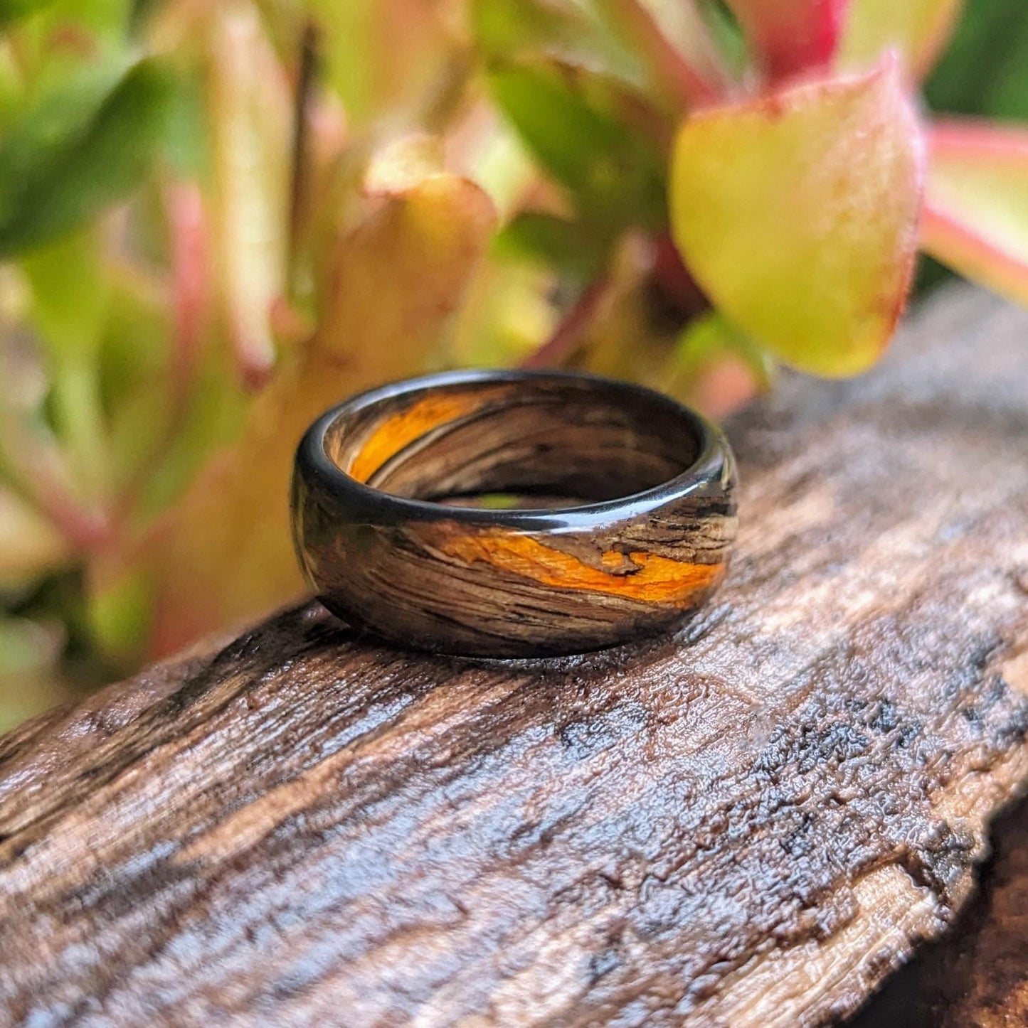 Jameson Orange Jameson Whiskey Rings Wedding Bands GrownRings Jack Daniels Barrel, Whiskey Barrel Ring, White oak, Handmade, Reclaimed Wood, mens ring handmade, custom wood ring, Womens ring, rings made of wood, Bartender Gift, Anniversary gift, Irish wedding, Jameson Whiskey Barrel