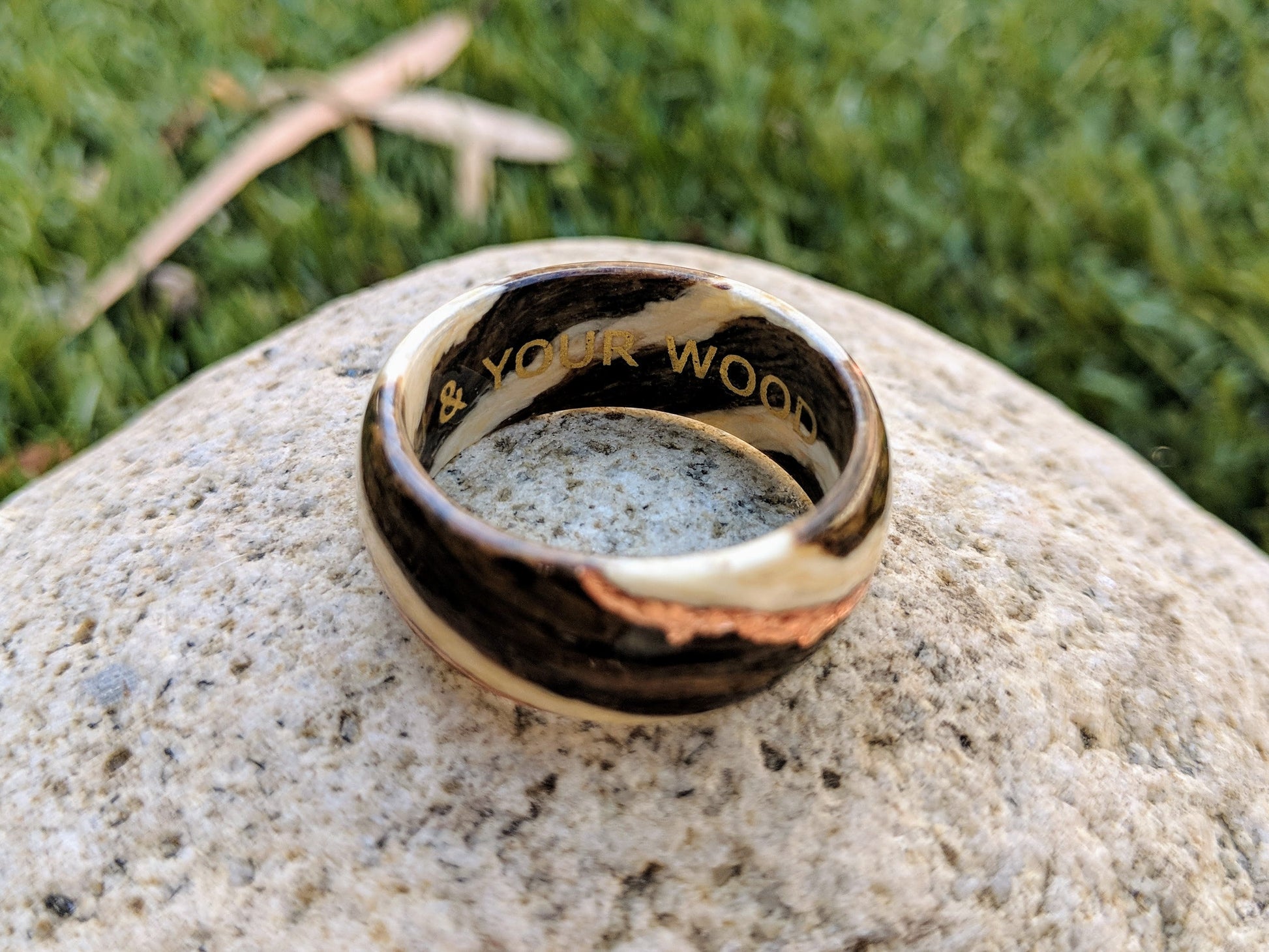 Custom Gilded Inscription (Gold, White Gold, Silver) Statement Rings GrownRings love, Gold, White Gold, Silver, Creativity, Symbol, Runic, Celtic, Inscription, Customization, engraving