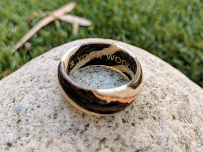 Custom Gilded Inscription (Gold, White Gold, Silver) Statement Rings GrownRings love, Gold, White Gold, Silver, Creativity, Symbol, Runic, Celtic, Inscription, Customization, engraving