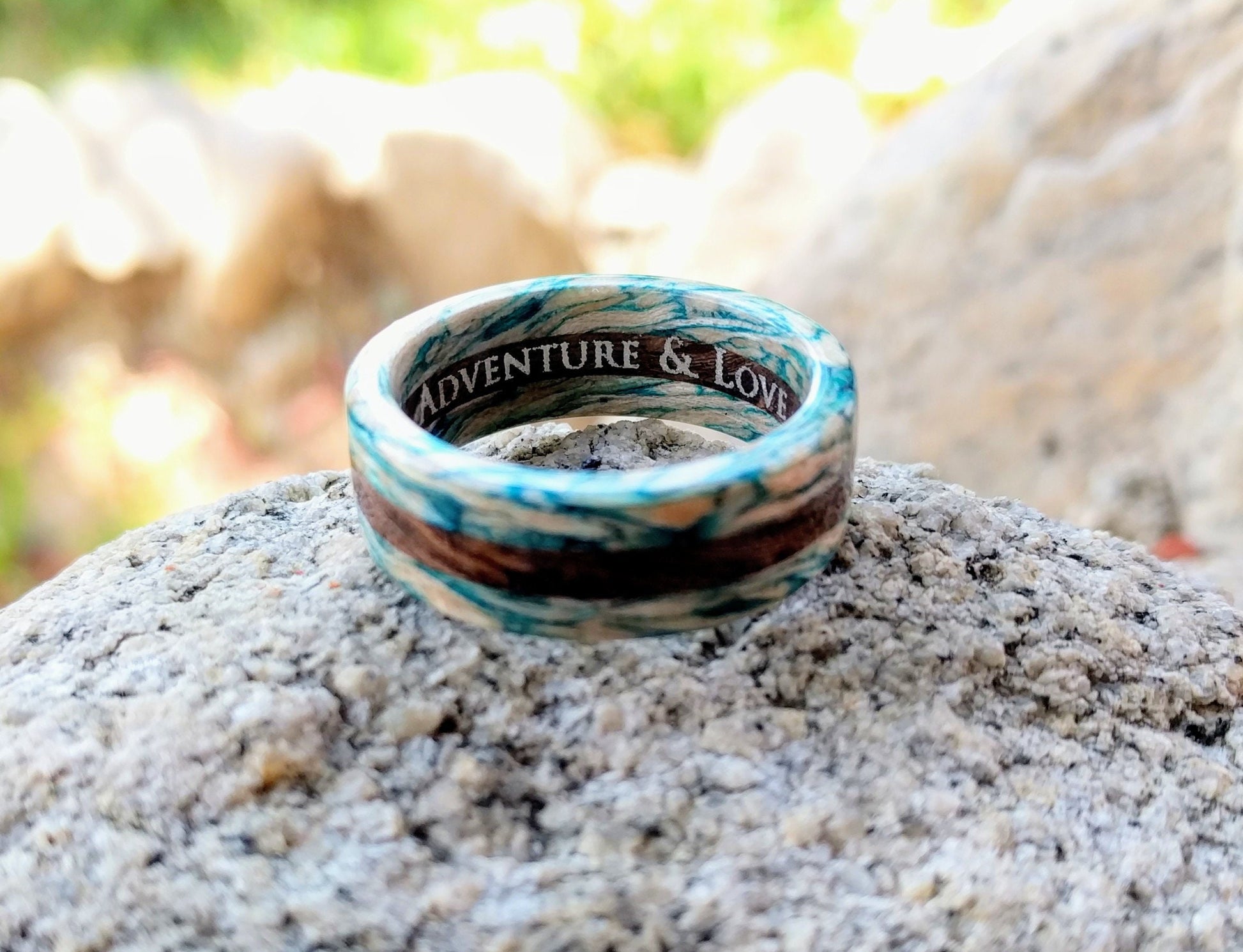 Custom Gilded Inscription (Gold, White Gold, Silver) Statement Rings GrownRings love, Gold, White Gold, Silver, Creativity, Symbol, Runic, Celtic, Inscription, Customization, engraving