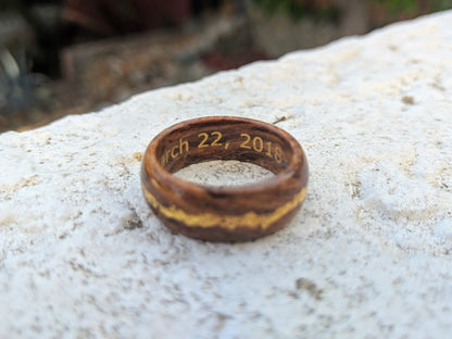 Custom Gilded Inscription (Gold, White Gold, Silver) Statement Rings GrownRings love, Gold, White Gold, Silver, Creativity, Symbol, Runic, Celtic, Inscription, Customization, engraving
