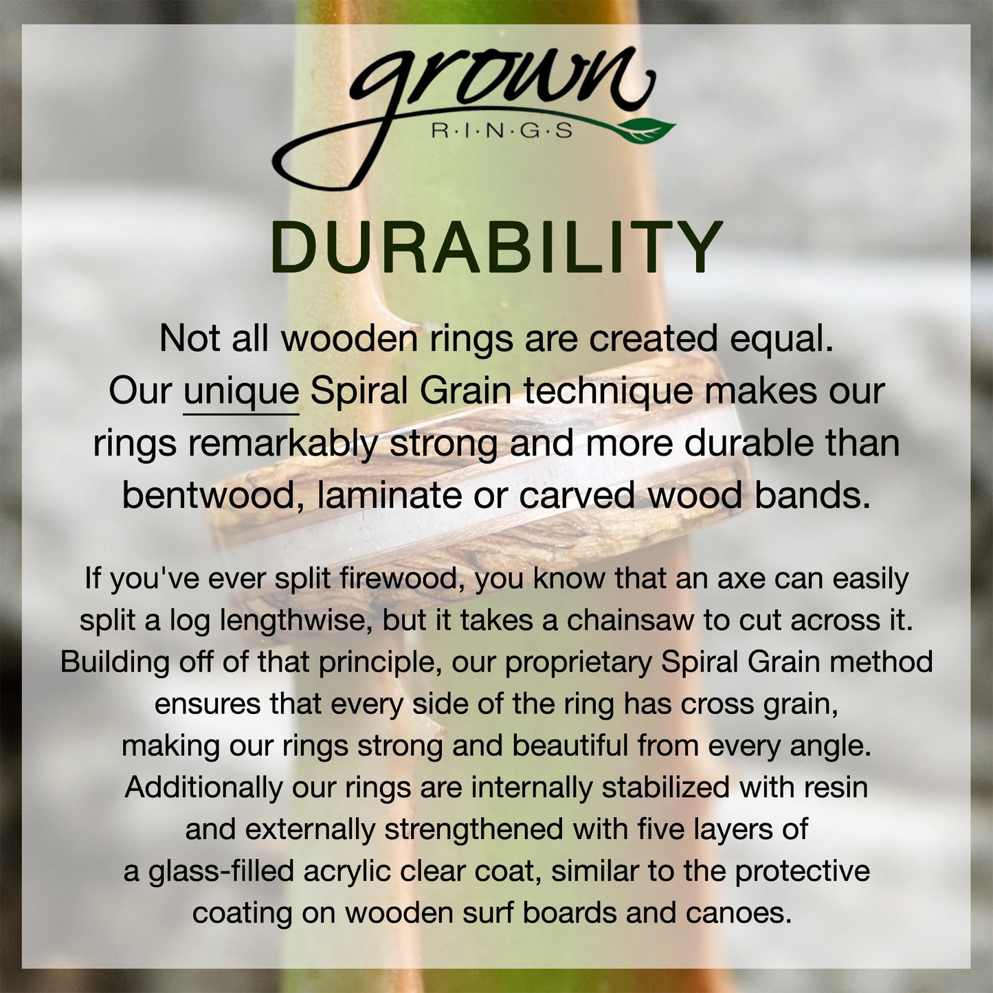 Ancient Kauri Wood Ring All Wood Rings Bands GrownRings Wood, Douglas Fir, Reclaimed Wood, Vintage wood, sustainable wood, Natural, Eco Friendly, Secret wood, mens wood wedding band, mens ring wood, mens ring, Ancient Kauri, Swamp Kauri