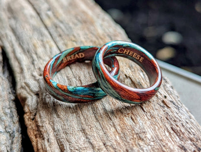 Custom Gilded Inscription (Gold, White Gold, Silver) Statement Rings GrownRings love, Gold, White Gold, Silver, Creativity, Symbol, Runic, Celtic, Inscription, Customization, engraving