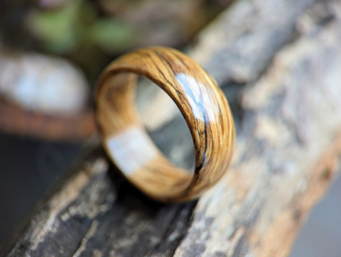 Whiskey Barrel Wood Ring, made with Jack Daniels Whiskey Barrel Jack Daniels Rings Wedding Bands GrownRings Whiskey Barrel Ring, White oak, Handmade, Reclaimed Wood, mens ring handmade, custom wood ring, Womens ring, rings made of wood, Bartender Gift, Anniversary gift, platinum ring, Jack Daniels, gift for her