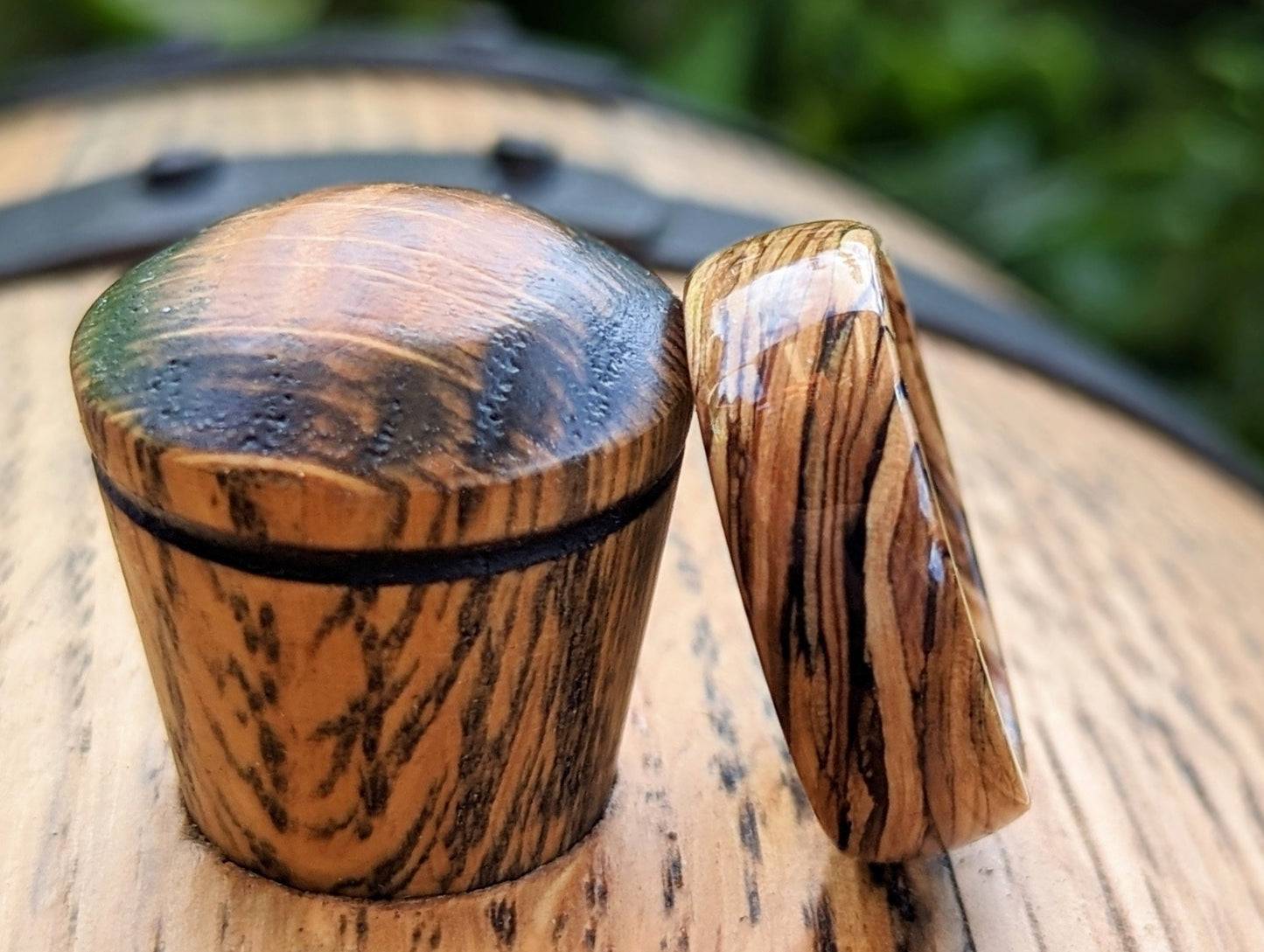 Whiskey Barrel Wood Ring, made with Jack Daniels Whiskey Barrel Jack Daniels Rings Wedding Bands GrownRings Whiskey Barrel Ring, White oak, Handmade, Reclaimed Wood, mens ring handmade, custom wood ring, Womens ring, rings made of wood, Bartender Gift, Anniversary gift, platinum ring, Jack Daniels, gift for her