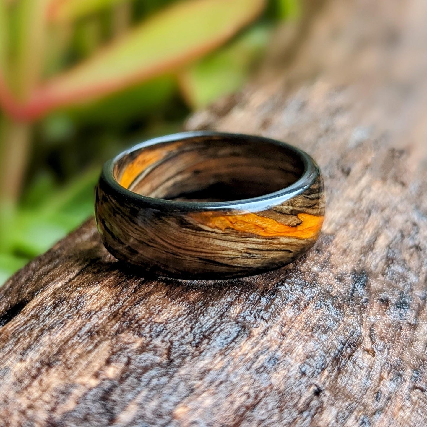 Jameson Orange Jameson Whiskey Rings Wedding Bands GrownRings Jack Daniels Barrel, Whiskey Barrel Ring, White oak, Handmade, Reclaimed Wood, mens ring handmade, custom wood ring, Womens ring, rings made of wood, Bartender Gift, Anniversary gift, Irish wedding, Jameson Whiskey Barrel