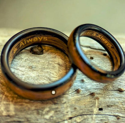Custom Gilded Inscription (Gold, White Gold, Silver) Statement Rings GrownRings love, Gold, White Gold, Silver, Creativity, Symbol, Runic, Celtic, Inscription, Customization, engraving