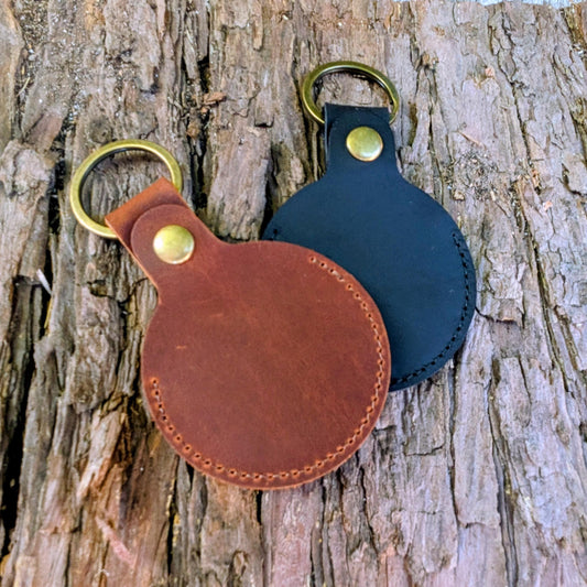 Leather Ring Holder, Pouch, Pocket, Keyring Gift Accessories Gifts For The Couple GrownRings Grown Rings, Custom Gift, Engagement, Graduation, Anniversary, wedding, leather, metal, key chain, Builder, Contruction, electrician, gym