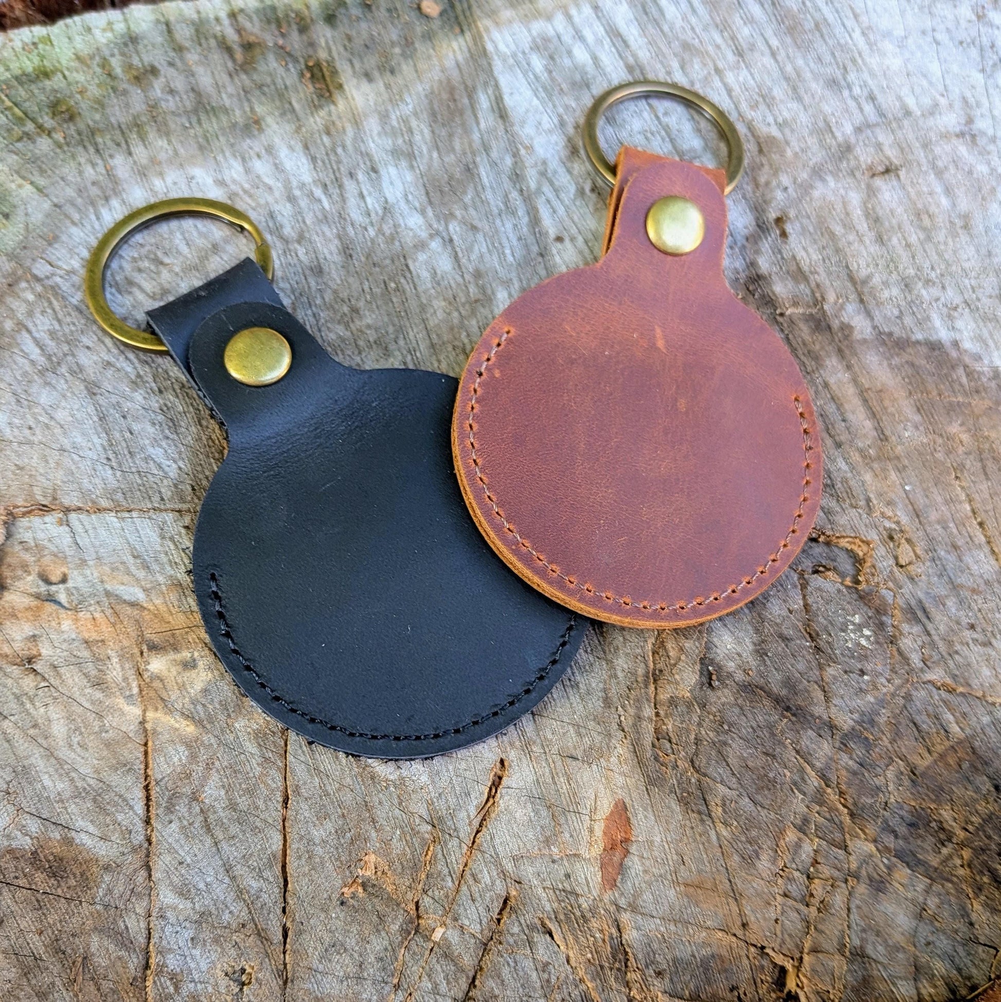 Leather Ring Holder, Pouch, Pocket, Keyring Gift Accessories Gifts For The Couple GrownRings Grown Rings, Custom Gift, Engagement, Graduation, Anniversary, wedding, leather, metal, key chain, Builder, Contruction, electrician, gym